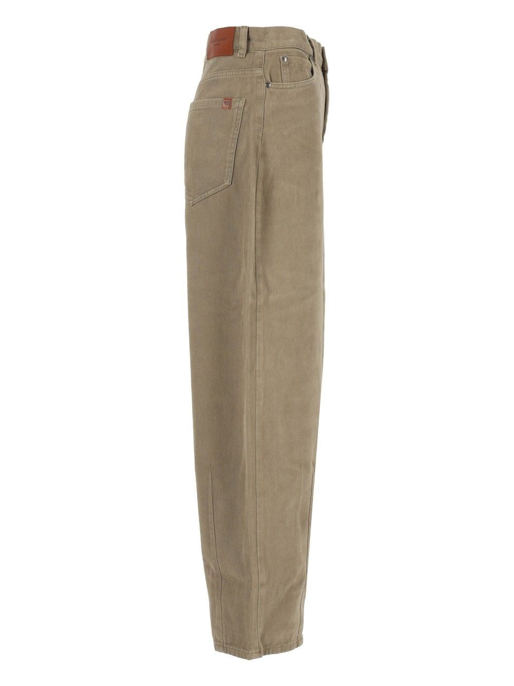 Weekend Max Mara Women Cotton Drill Trousers