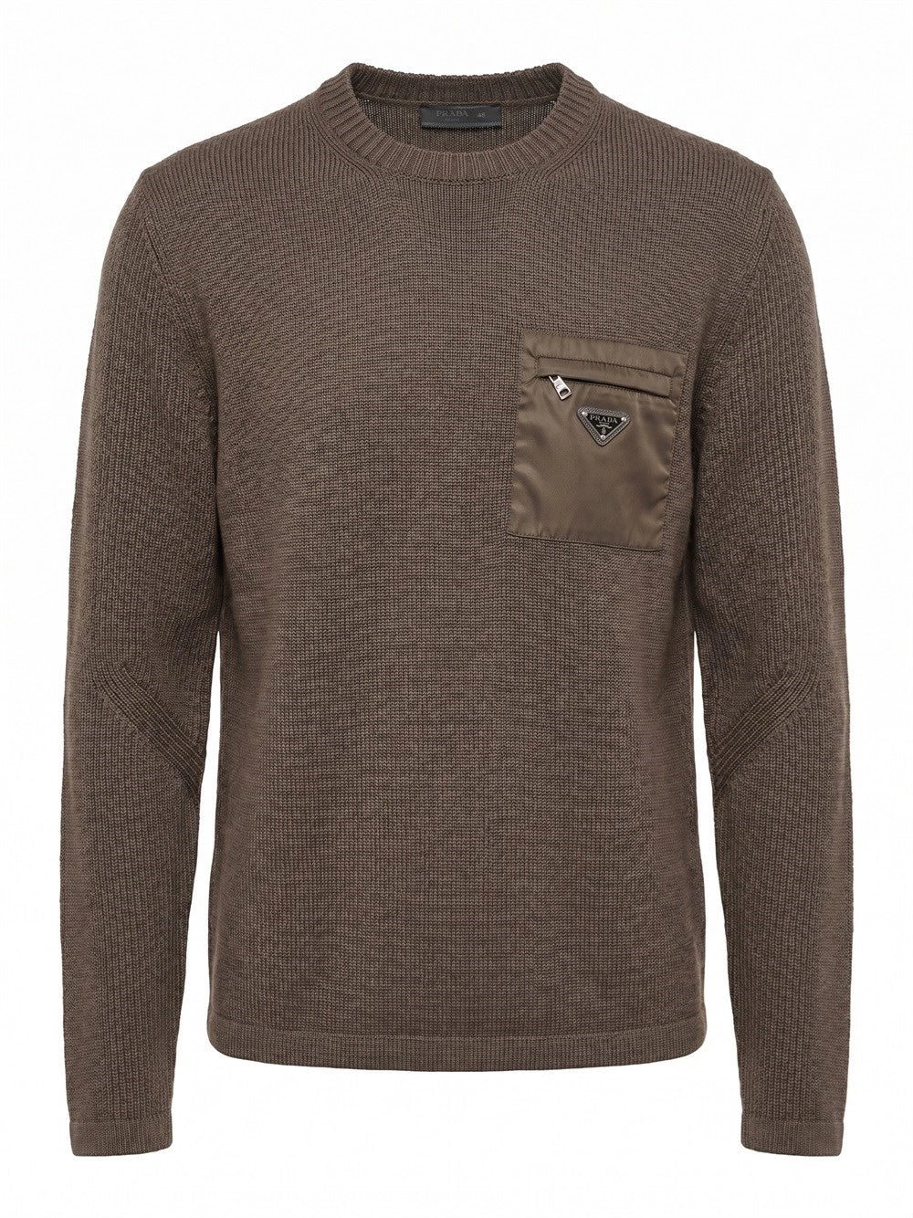 Prada Men Sweater With Re-Nylon Detail