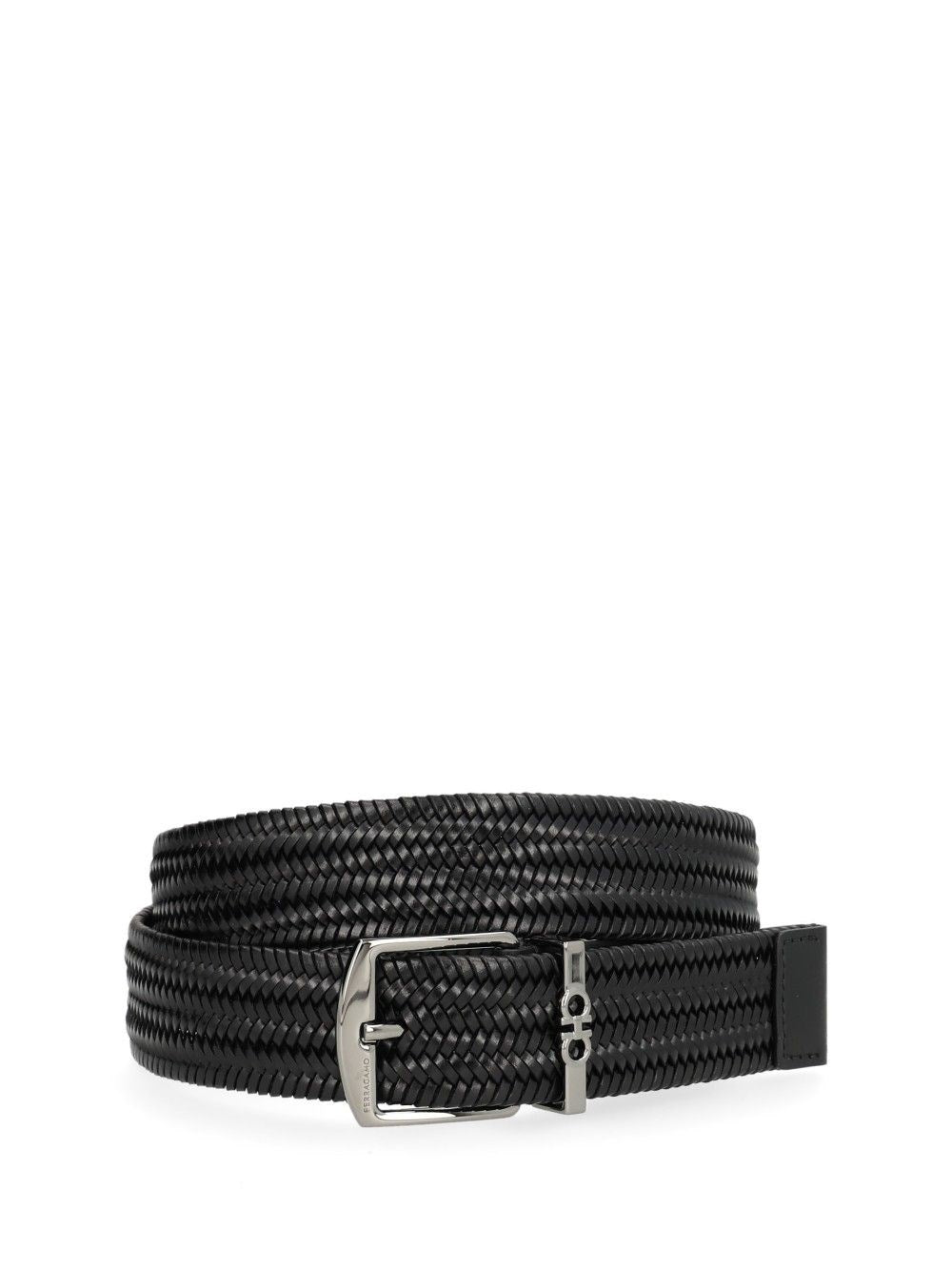 Ferragamo Ferragamo Men Woven Belt