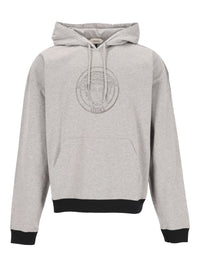 Versace Men Cotton Jersey Sweatshirt With Print