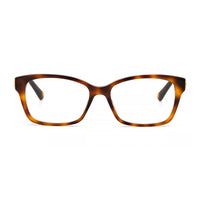 Jimmy Choo Eyeglasses Rectangle Full Rim, Havana Frame and Clear Demo Lenses Lens JC270008600