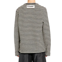 Jil Sander Striped Wool Compact Jersey T-Shirt Men