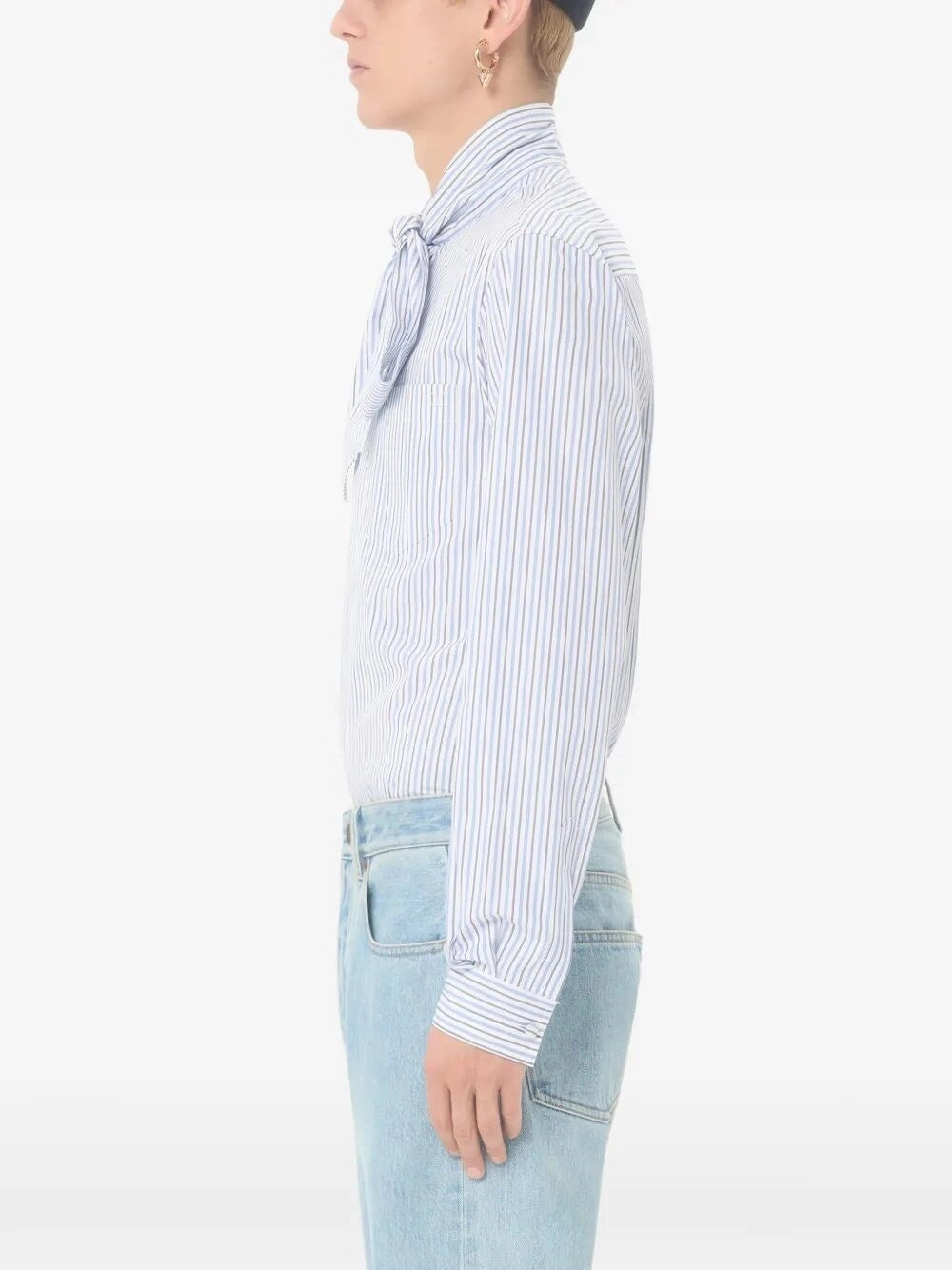 Valentino garavani Valentino Garavani Men `Vlogo Signature` Striped Shirt