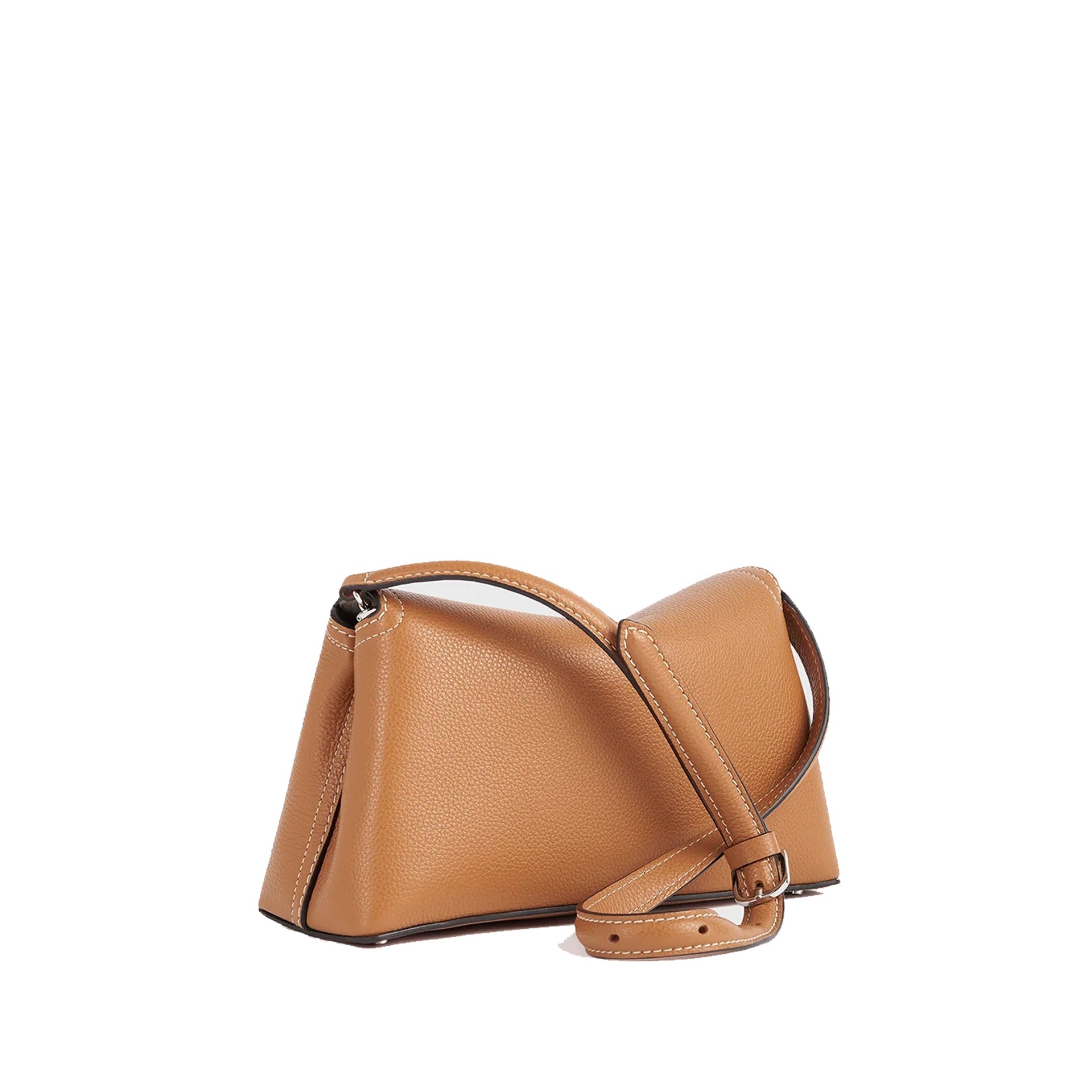 Toteme Toteme T-Lock Grained-Leather Clutch Bag Women
