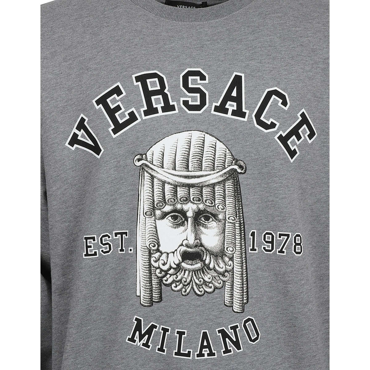 Versace Versace Cotton Crewneck Sweatshirt Men