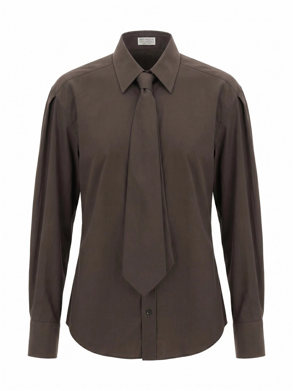 Brunello cucinelli Brunello Cucinelli Women Shirt With Tie And Monili