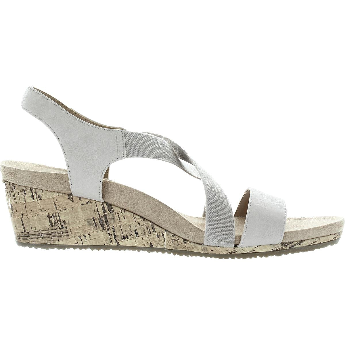 Mexico Womens Laceless Slip On Wedge Sandals