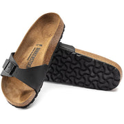 Mens Leather Cork Slide Sandals
