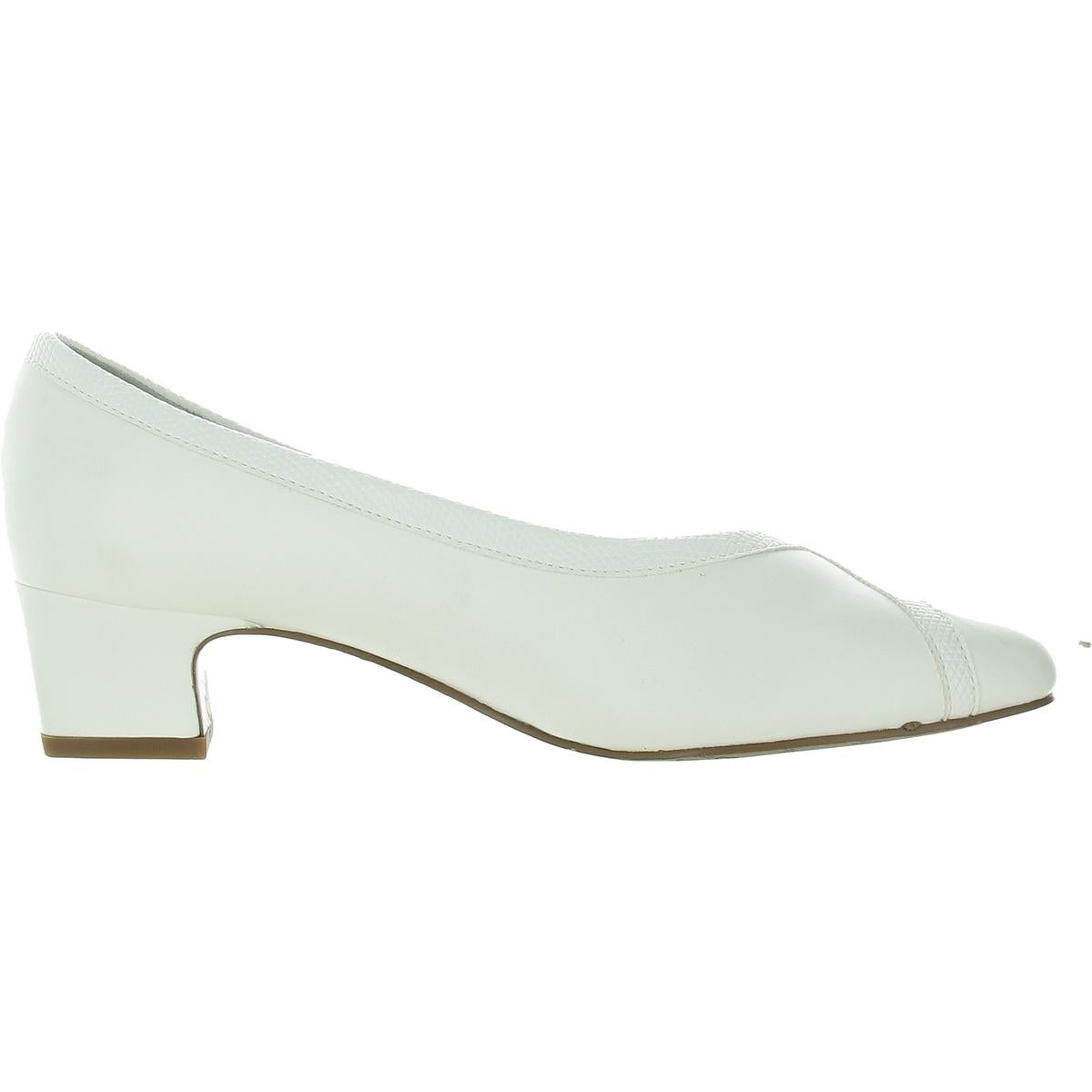 Myrtle Womens Padded Insole Faux Leather Pumps