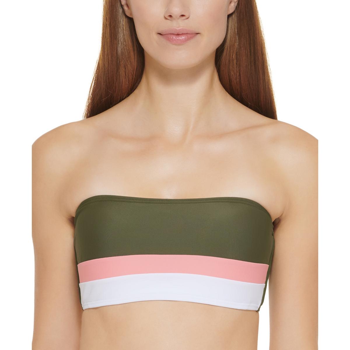 Womens Colorblock Adjustable Bikini Swim top