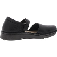 Womens Buckle Leather Mary Janes