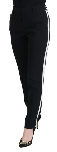 Dolce & Gabbana Black High Waist Women Women's Pants
