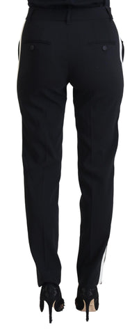 Dolce & Gabbana Black High Waist Women Women's Pants