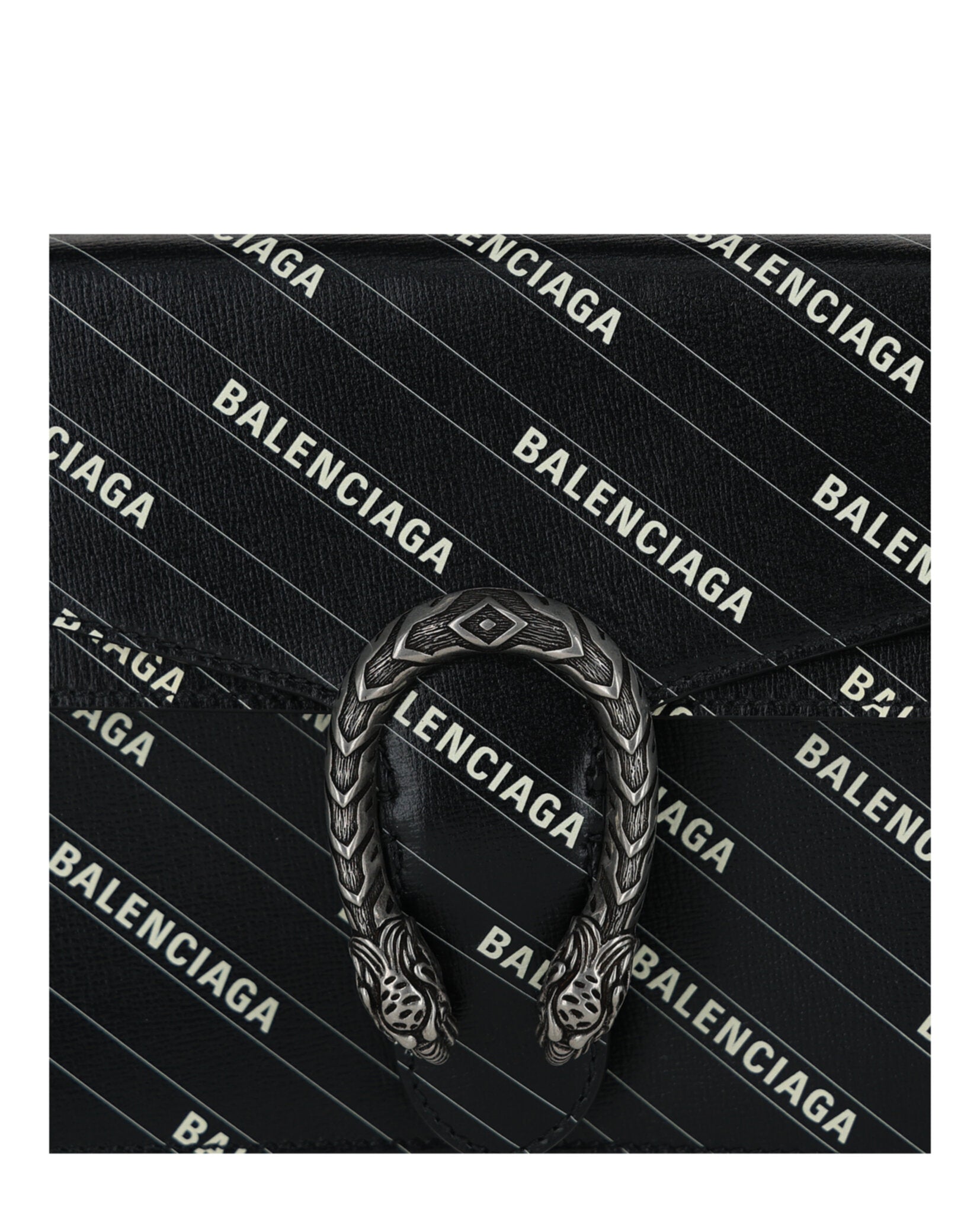 Gucci Womens X Balenciaga Logo Print Dionysus Shoulder Bag