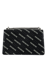 Gucci Womens X Balenciaga Logo Print Dionysus Shoulder Bag