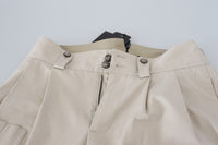 Dolce & Gabbana Beige High Waist Women Women's Pants