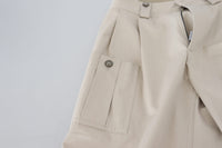 Dolce & Gabbana Beige High Waist Women Women's Pants