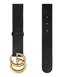 Gucci Gucci Womens GG Marmont Wide Belt