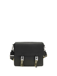 Fendi Men Flow Mess Medium Roman Leather Crossbody Bag