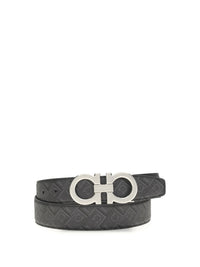 Ferragamo Men Reversible And Adjustable Gancini Belt