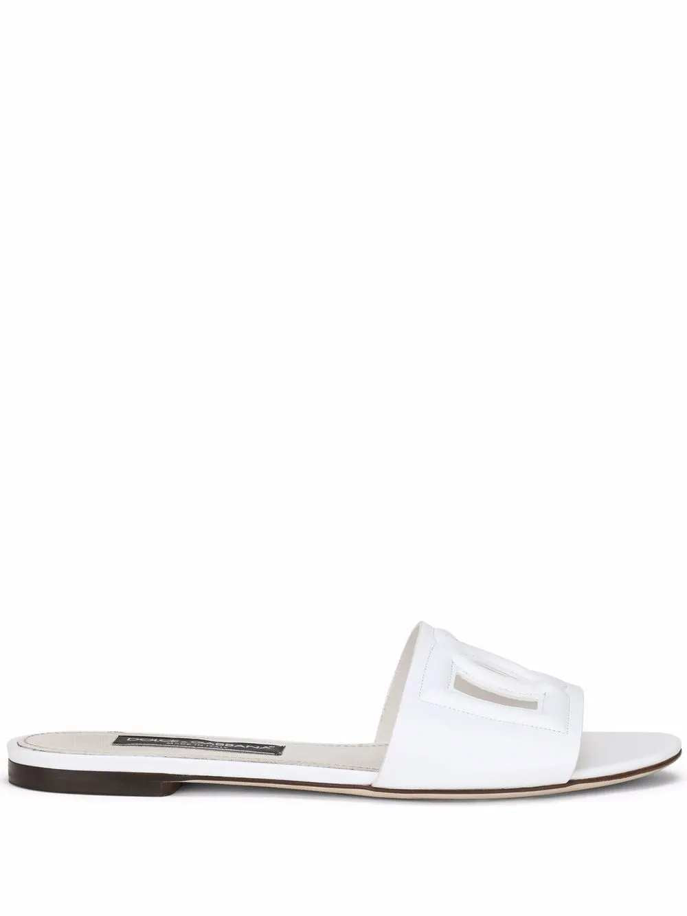 DOLCE & GABBANA Dolce & Gabbana Women Leather Sandals With Dg Logo