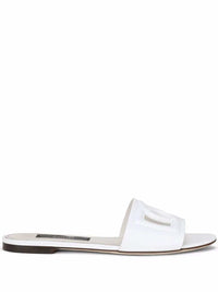 DOLCE & GABBANA Dolce & Gabbana Women Leather Sandals With Dg Logo