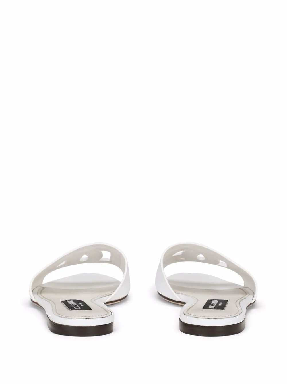 DOLCE & GABBANA Dolce & Gabbana Women Leather Sandals With Dg Logo