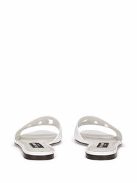 DOLCE & GABBANA Dolce & Gabbana Women Leather Sandals With Dg Logo