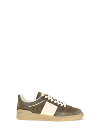 VALENTINO GARAVANI Valentino Garavani Men Low Top Upvillage Sneakers In Suede Split Leather And Nappa Calfskin
