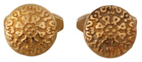Dolce & Gabbana Elegant Gold Plated Brass Men's Men's Cufflinks