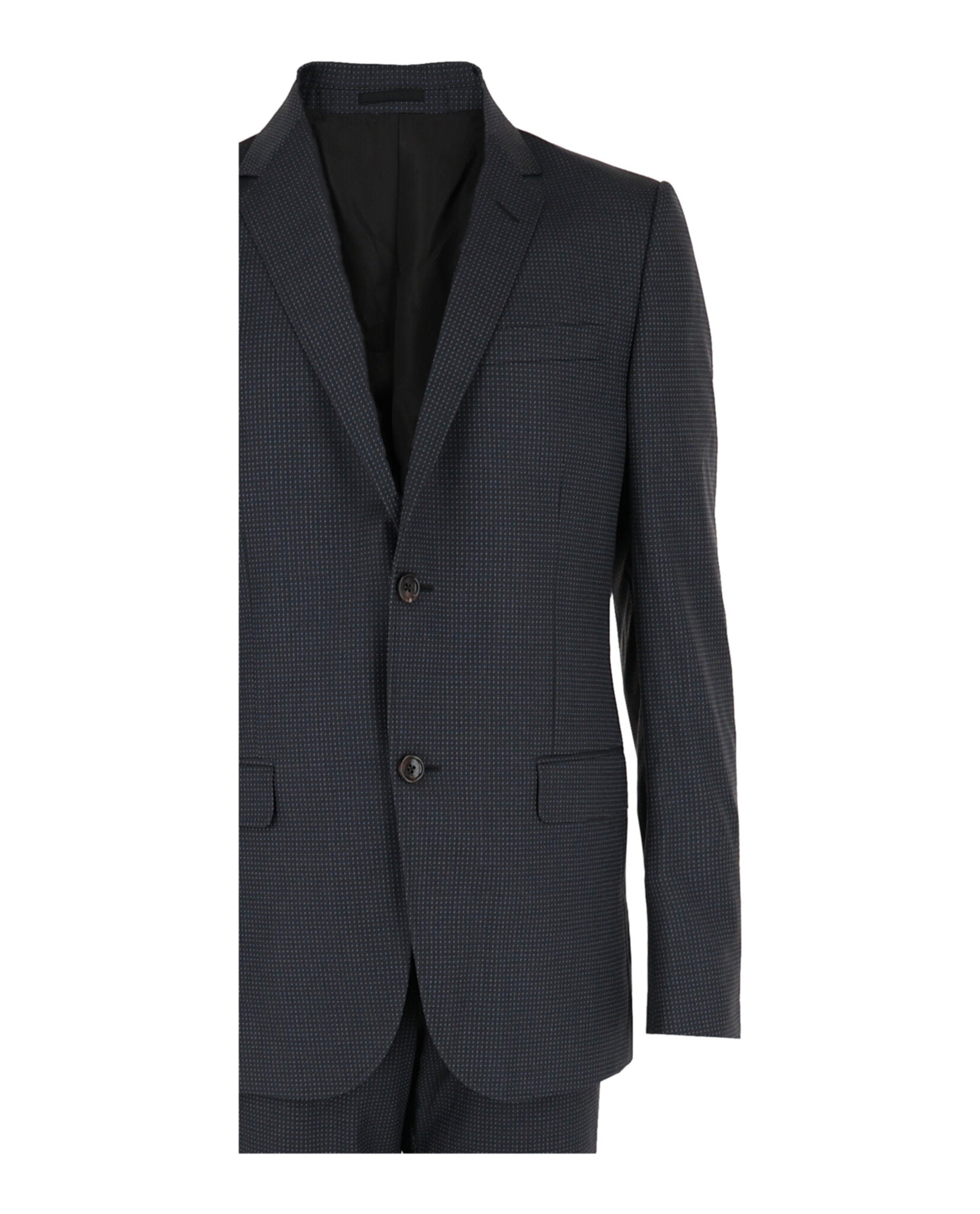 Gucci Mens Wool Pin Dot Suit