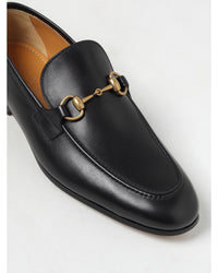 Gucci Horsebit Loafer Leather Casual Men Black