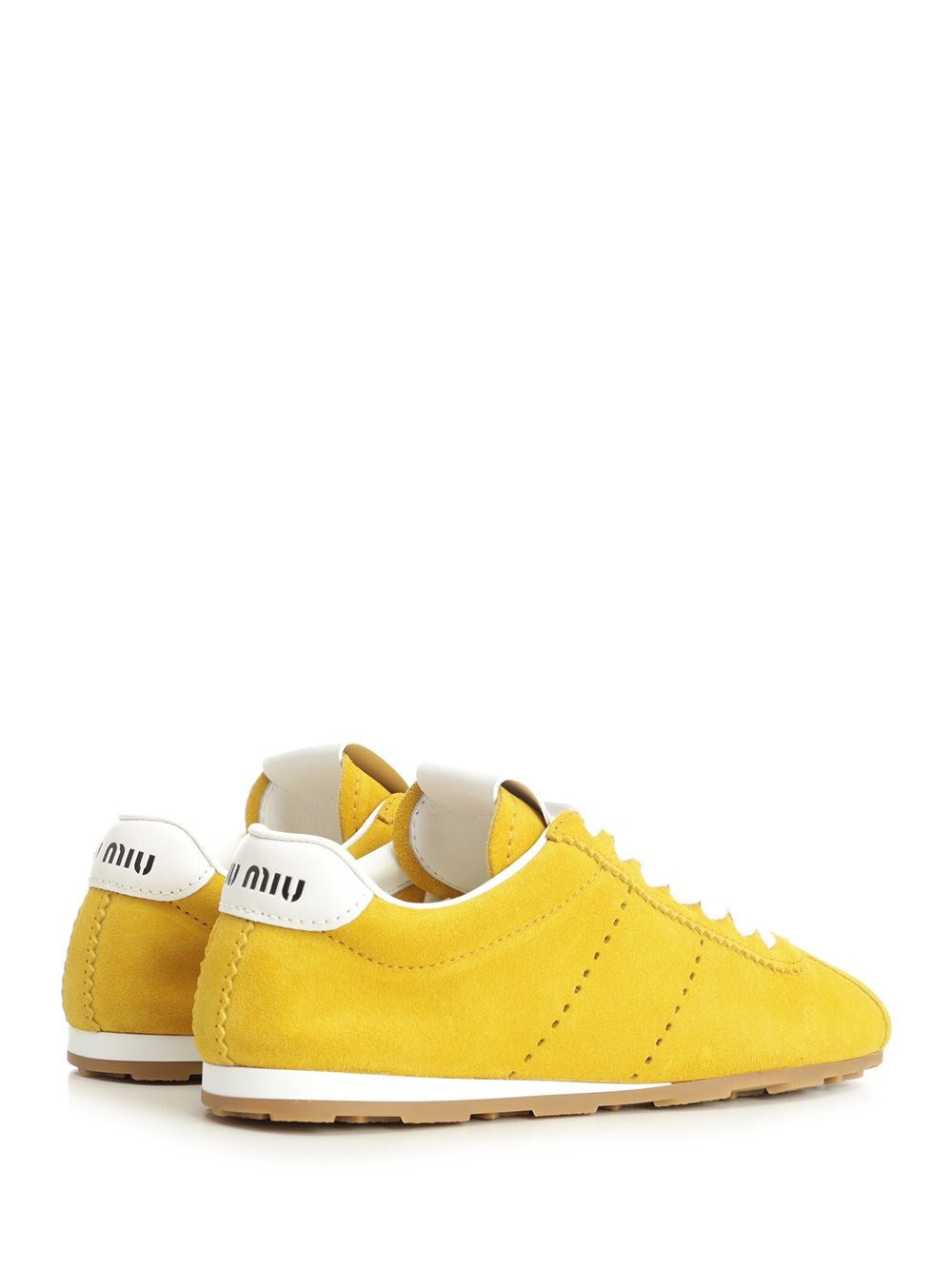 Miu Miu Women Plume Suede Sneakers
