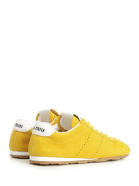 Miu Miu Women Plume Suede Sneakers