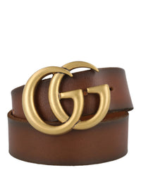 Gucci Gucci Womens GG Marmont Wide Belt