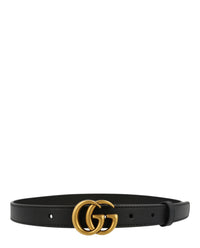 Gucci Gucci Womens GG Marmont Thin Belt