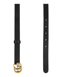 Gucci Gucci Womens GG Marmont Thin Belt