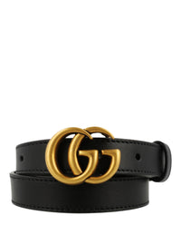 Gucci Gucci Womens GG Marmont Thin Belt
