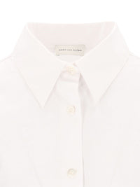 Dries Van Noten Women Embroidered Cotton Poplin Shirt