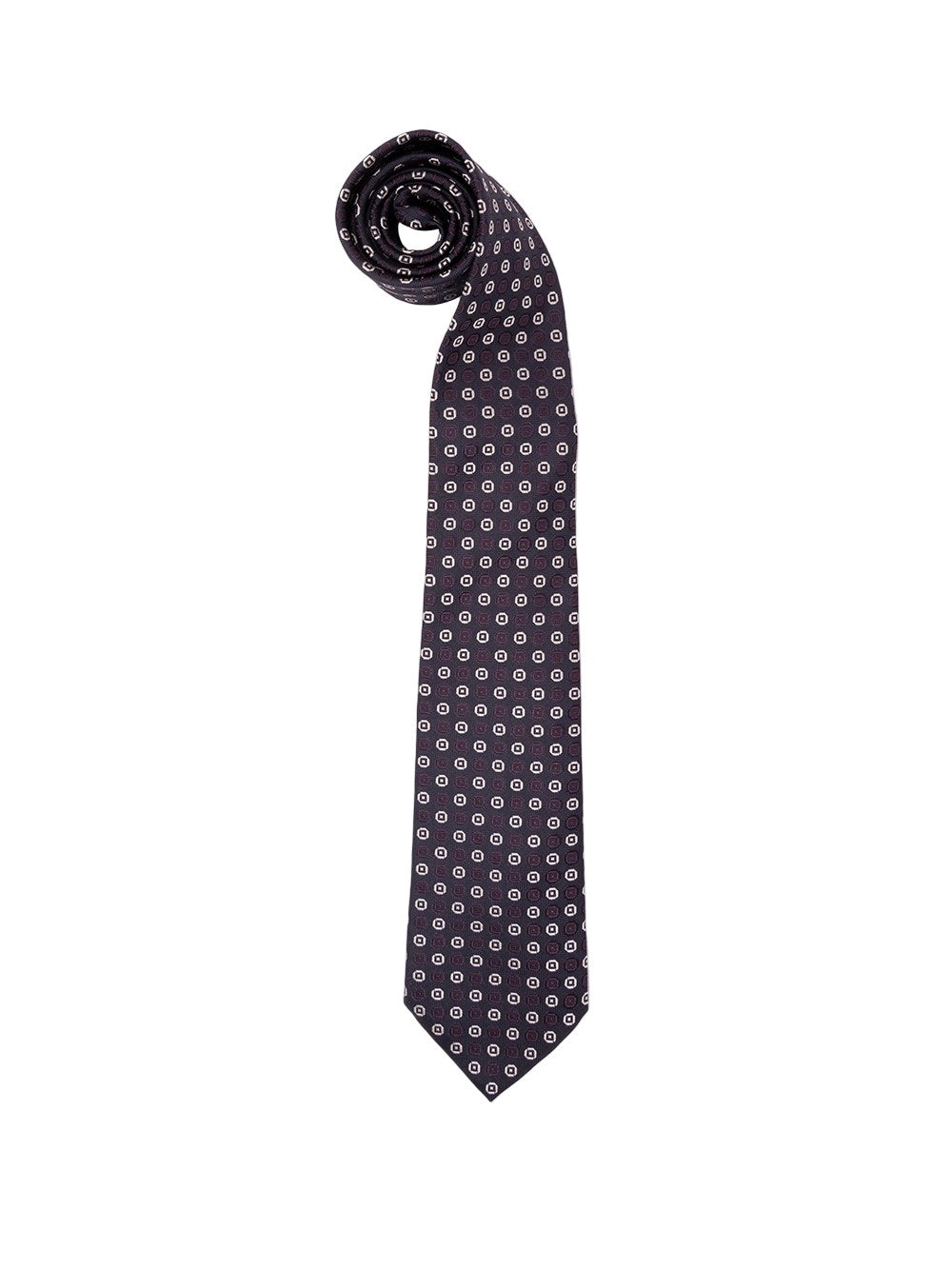 Saint Laurent Men Tie In Silk Jacquard