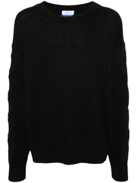 Off White Men `3D Diag` Knit Crew-Neck Sweater