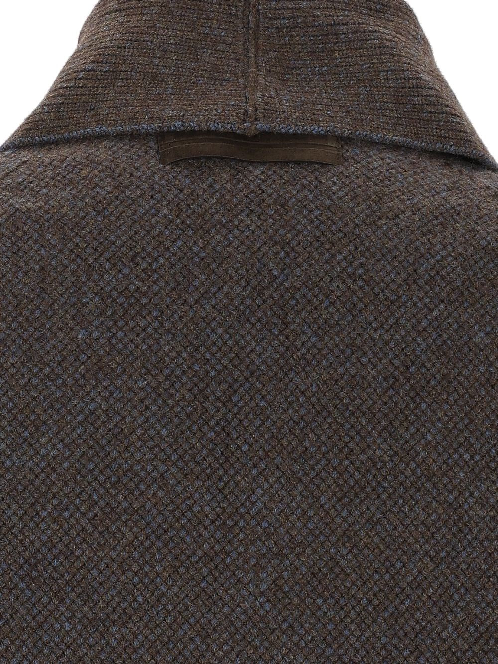 Zegna Men Cashmere-Blend Shawl-Collar Cardigan
