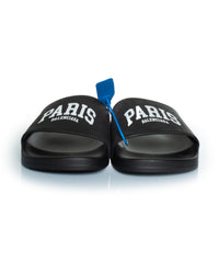 Balenciaga Paris Slides Sandals Women Black | Black Flats
