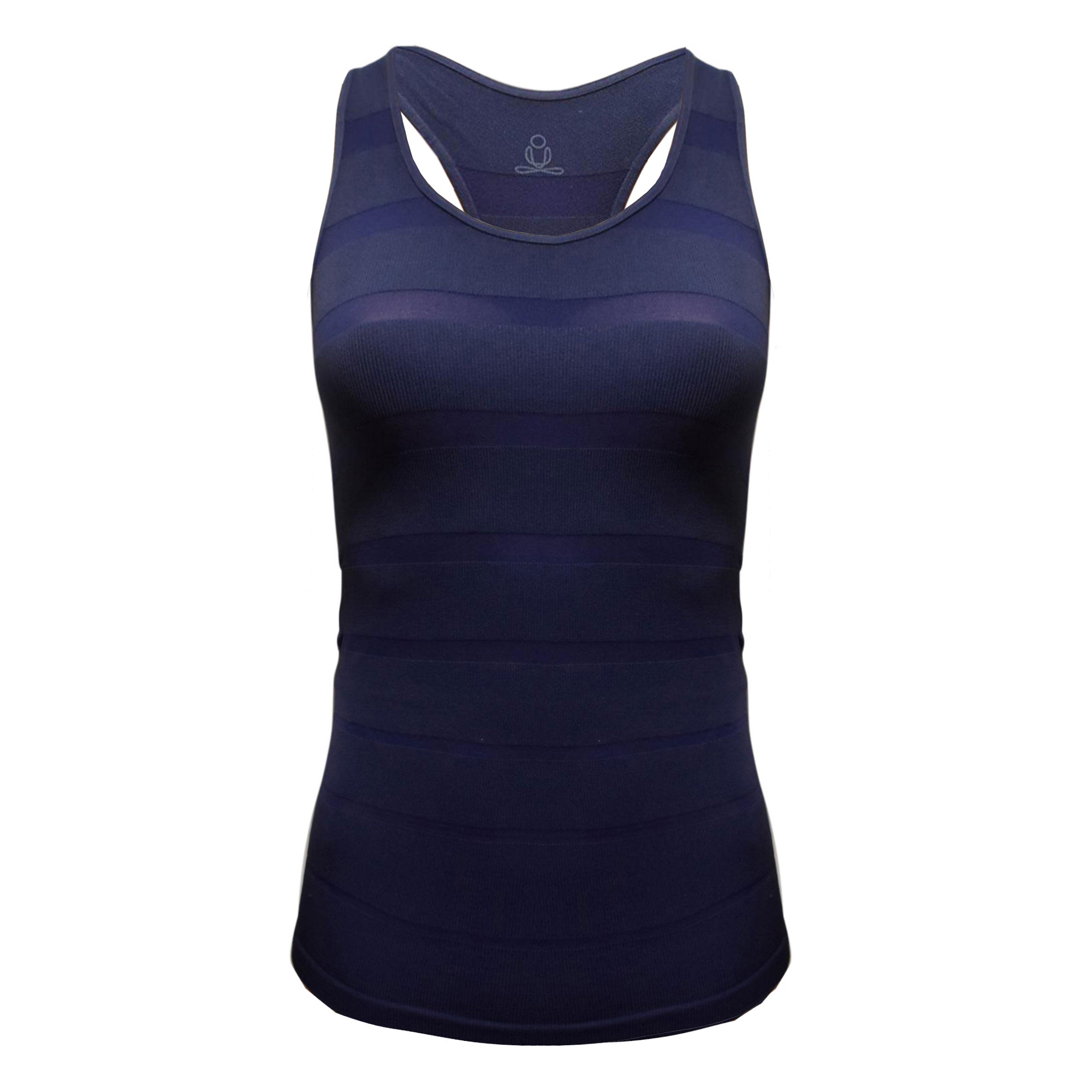 Phat Buddha Navy Blue York Racerback Tank One Size Navy Blue