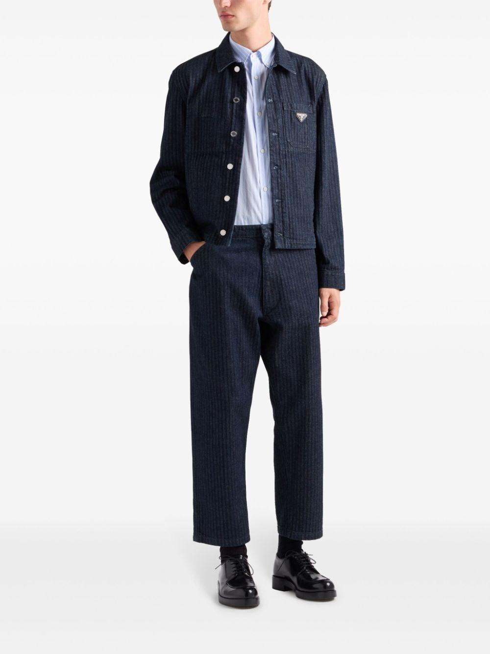 Prada Men Striped Shirt