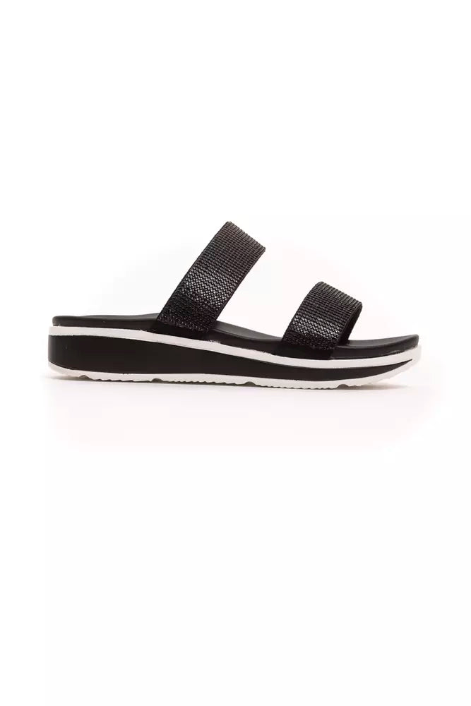 Péché Originel Black Textile Women Women's Sandal