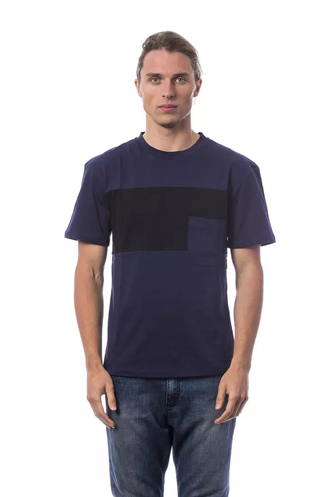 Verri Blue Cotton Men Men's T-Shirt