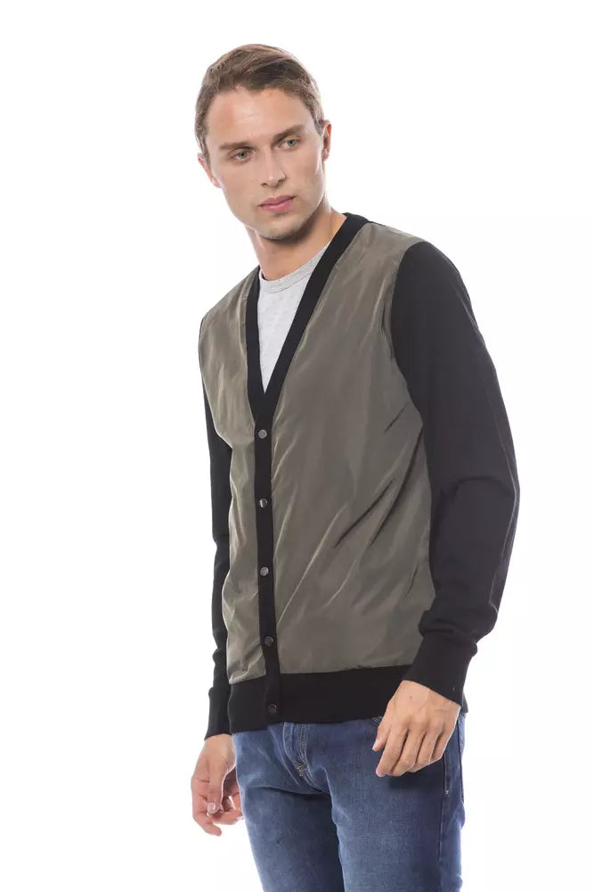Verri Multicolor Wool Men Men's Cardigan
