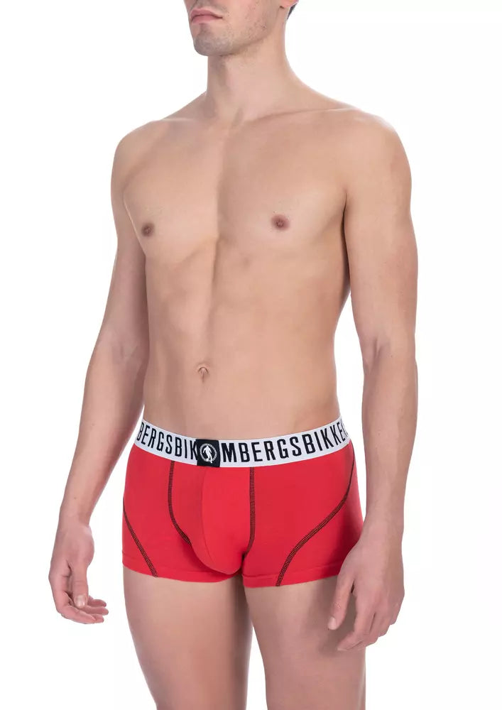 Bikkembergs Red Cotton Men Underwear Men's Pack