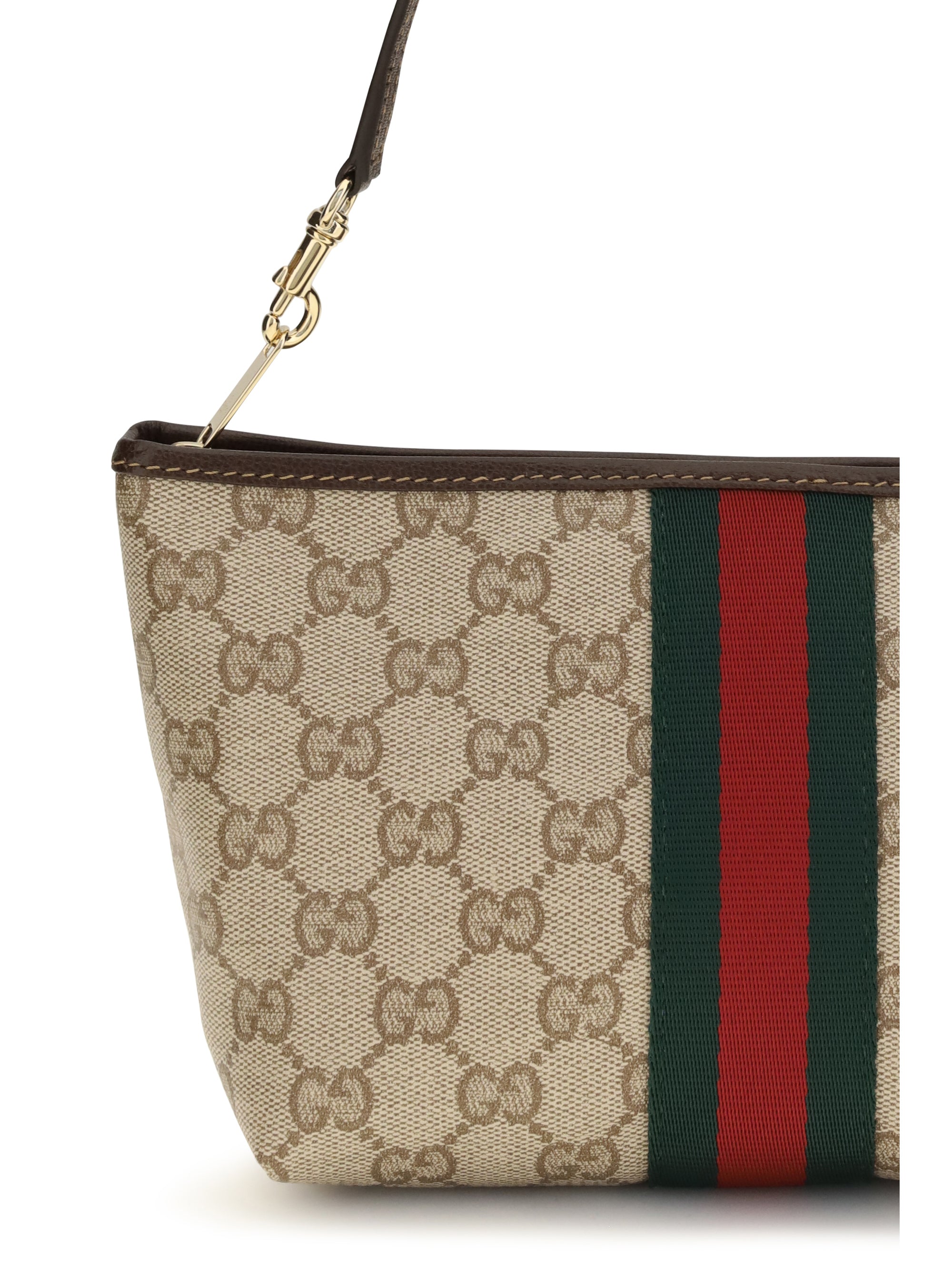 Gucci Women Small Pouch With Strap And Web